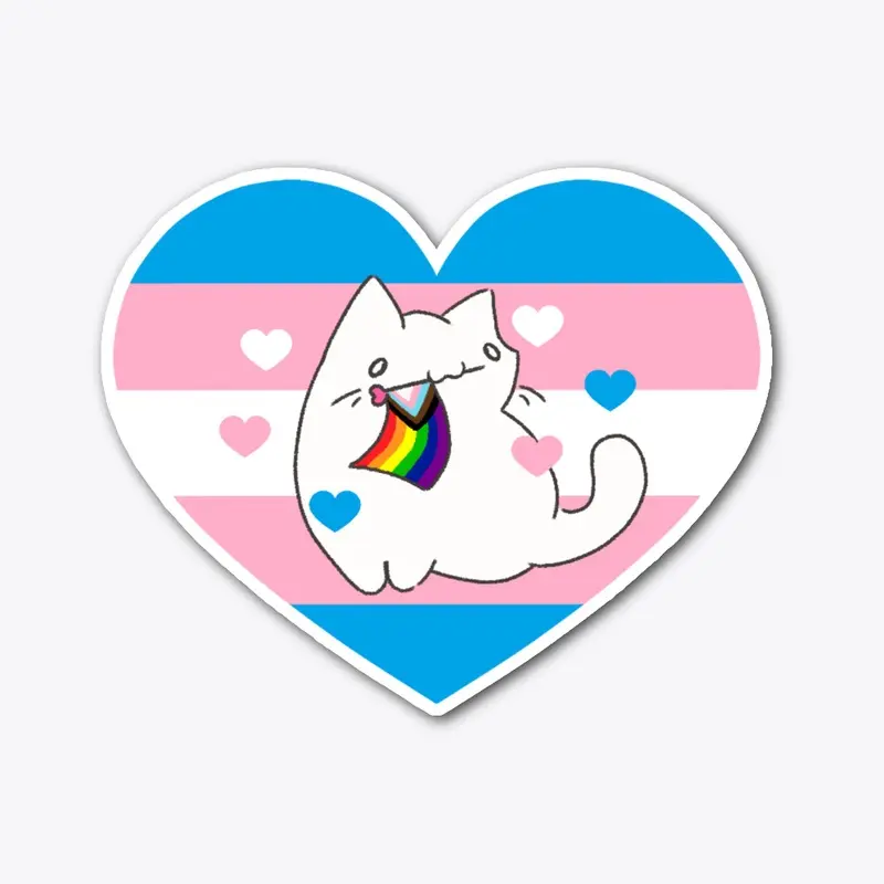 Trans Pride Kitty